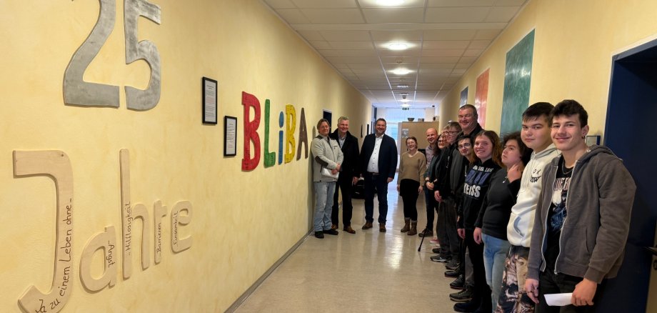 Einweihung des Projektes zum Jubiläum 25 Jahre BLiBA