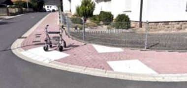 Beispiel barrierefreier Übergang in Bad Arolsen