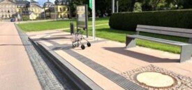 Beispiel barrierefreier Übergang in Bad Arolsen