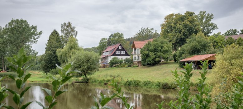 Höhnscheid kleiner See und Häuser
