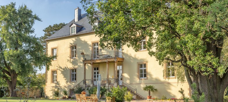 Frontansicht Schloss Landau