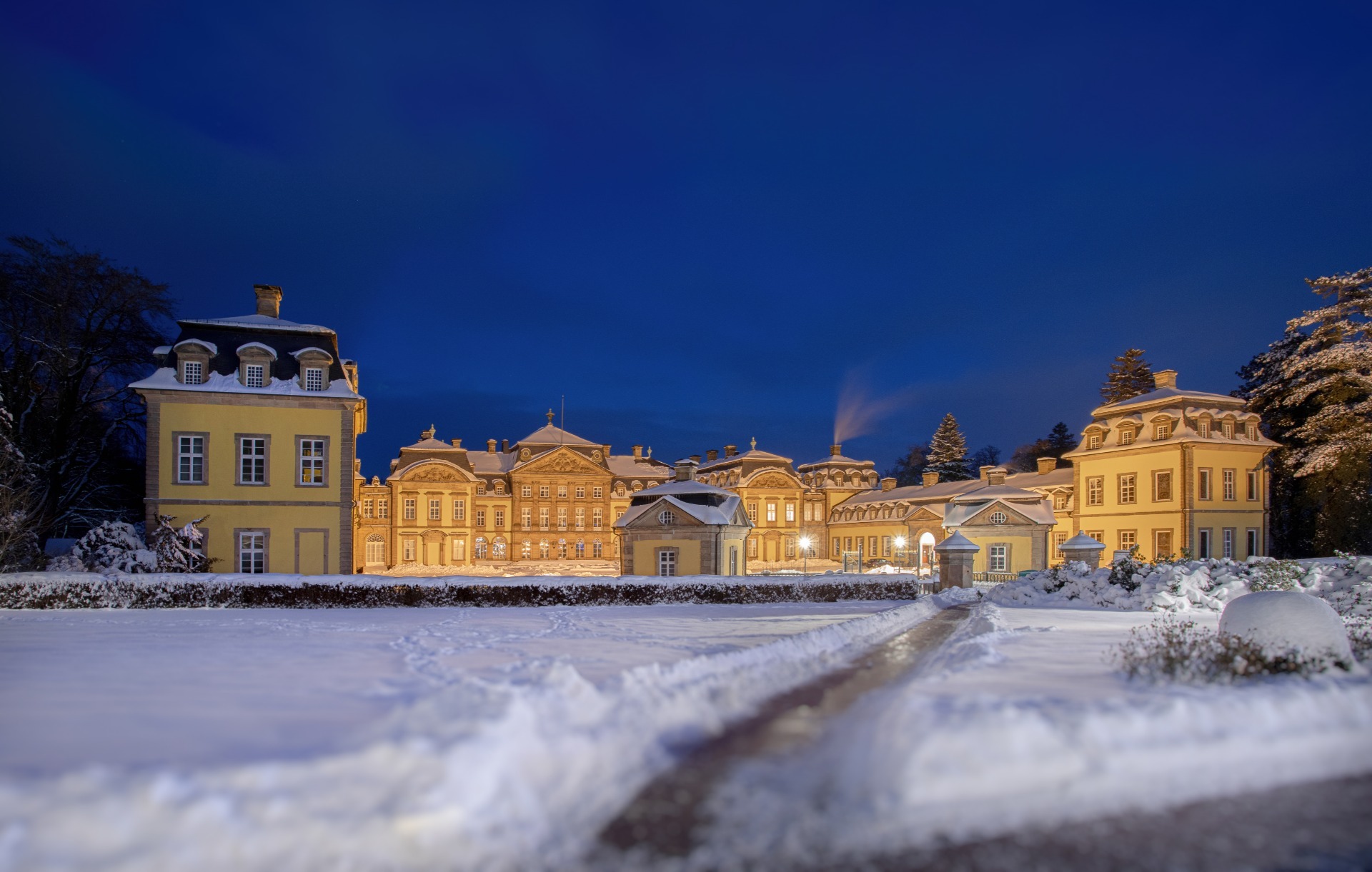 Residenzschloss Arolsen im Winter