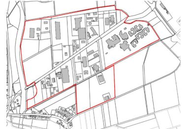 Grundriss Gewerbegebiet Mengeringhäuser Feld