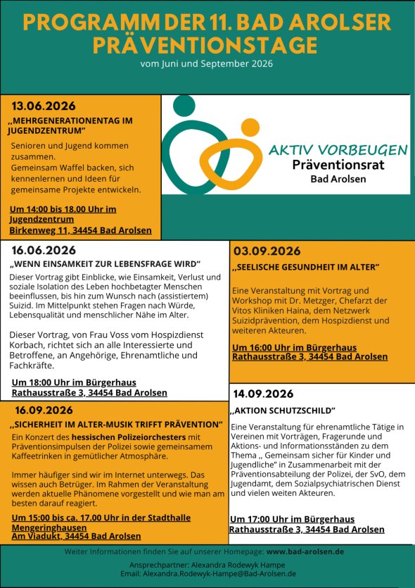 Präventionswoche 2025 - 1 Präventionswoche 2025 - 1