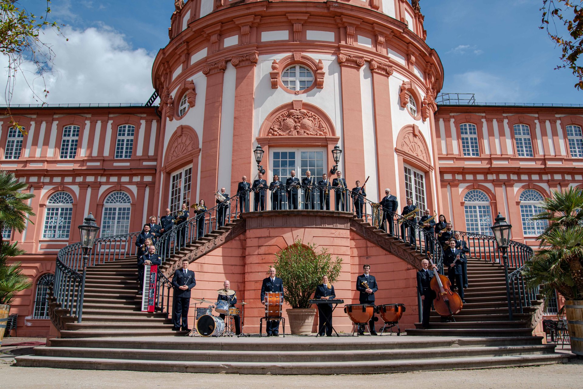 Landespolizeiorchester Hessen Gruppenbild Landespolizeiorchester Hessen