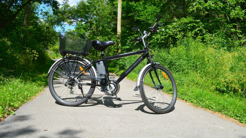 E-Bike auf dem Fahrradweg