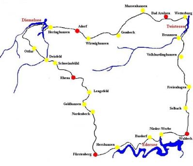 Route Drei-Seen-Wanderung
