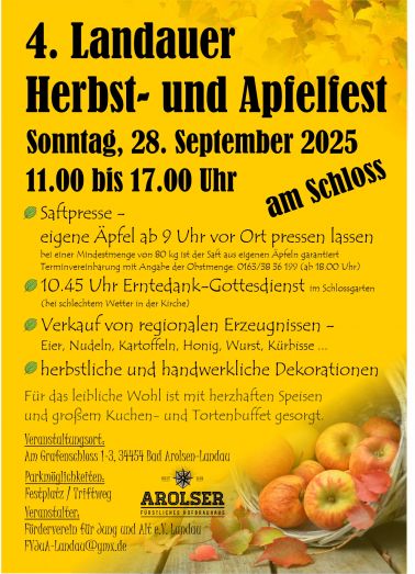5. Landauer Herbst- und Apfelfest
