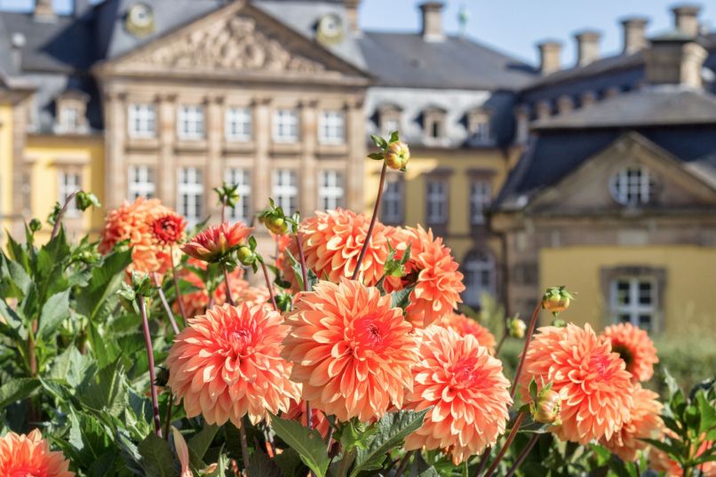 Die Aroldessa vor dem Residenzschloss Arolsen