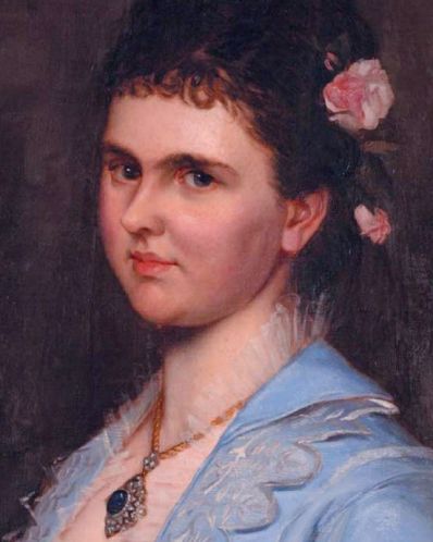 Portrait von Prinzessin Emma, der späteren Königin der Niederlande